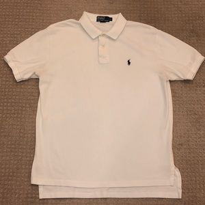 Men’s White Polo by Ralph Lauren